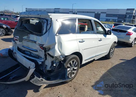 2013 Infiniti Jx35 z USA, uszkodzony, nr VIN 5N1AL0MN8DC333595